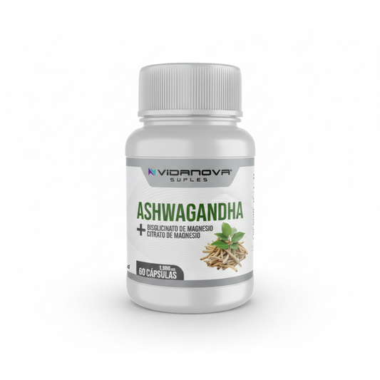 Ashwagandha + Magnesio 1000mg 60 CAPS